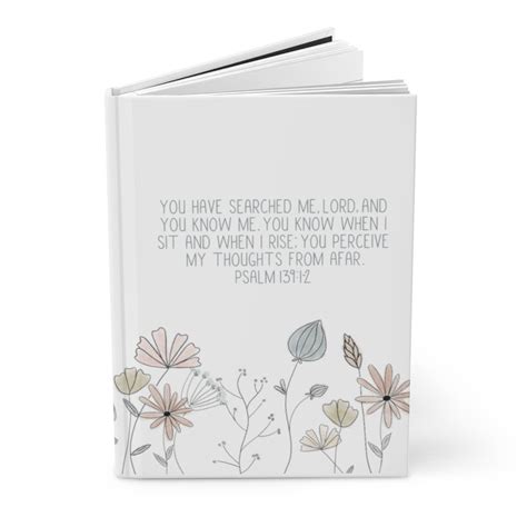 Prayer Journal Hardcoverbible Verse Journalfloral Bible - Etsy