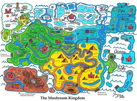 The Map of the Mushroom Kingdom by HeinztheBlueGiant on DeviantArt