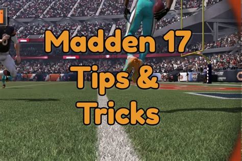 25 Madden 17 Tips & Tricks