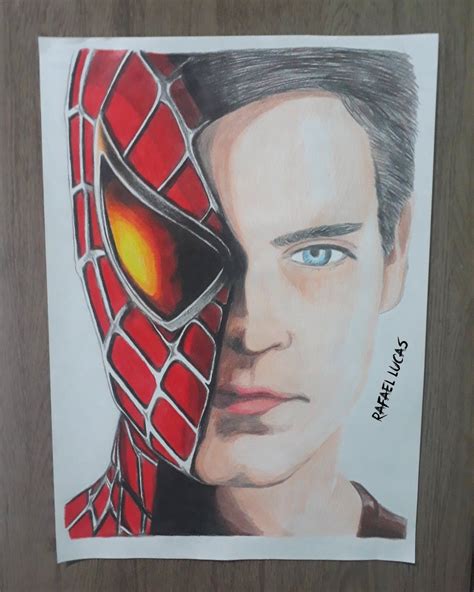 Tobey Maguire Spider Man Drawing