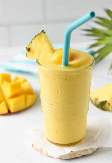 Mango Pineapple Smoothie - The Conscious Plant Kitchen