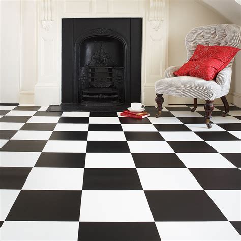 Everything You Need To Know About Black And White Vinyl Floor Tile ...