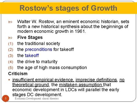 ECONOMIC DEVELOPMENT Classic Theories of Economic Growth Professor