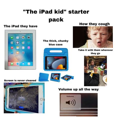 “The iPad kid” starter pack | /r/starterpacks | iPad Kid | Know Your Meme