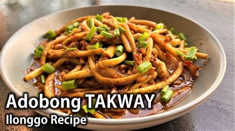 ADOBONG TAKWAY | Taro Roots recipe | Takway | Ilonggo recipe in 2023 ...