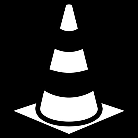 Traffic cone icon, SVG and PNG | Game-icons.net