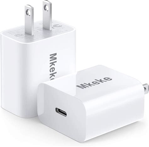 Amazon.com: Mkeke 20W USB C Charger for Apple iPhone 12 / Fast Type C Wall Charger of USB-C ...