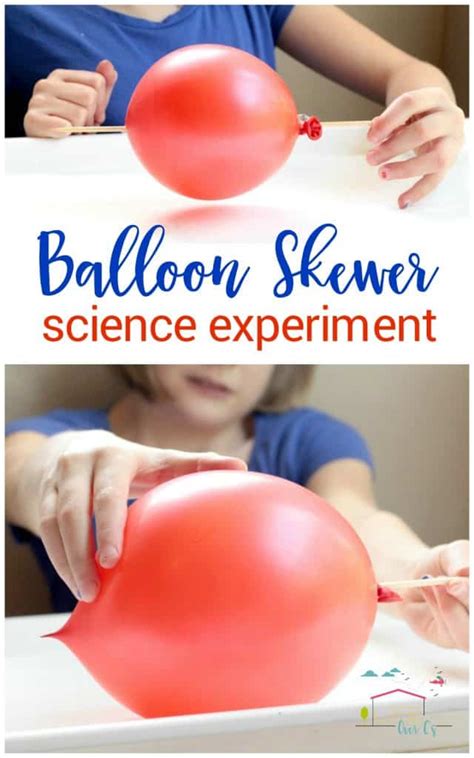 Balloon Skewer: Polymer Science for Kids - Life Over Cs