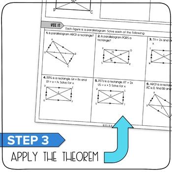 A Parallelogram with Congruent Diagonals is a Rectangle Proof and Practice