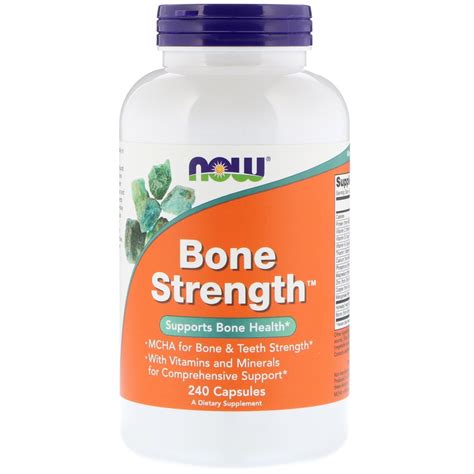 Now Foods, Bone Strength, 240 Capsules | By iHerb