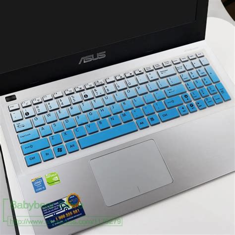 15.6'' Silicone laptop keyboard cover protector For Asus Vivobook 4000 x541s VM510L VM590L ...