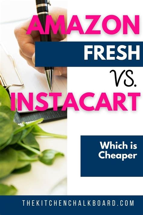 The Best Grocery Delivery Service 2022 - Amazon Fresh Vs. Instacart - The Kitchen Chalkboard