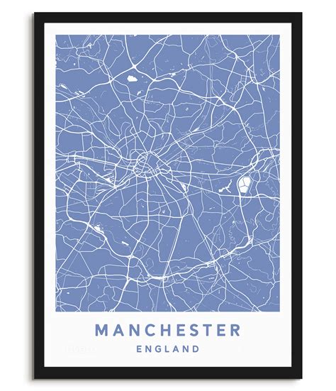 Manchester, England – Map – Plume