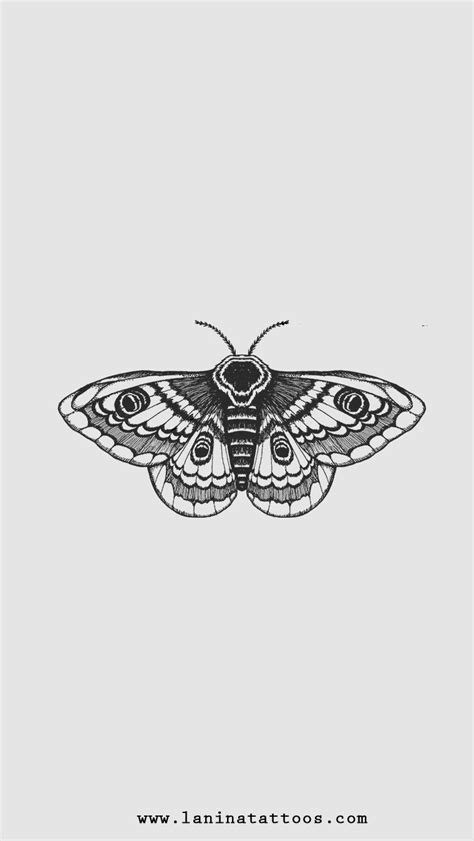 White Moth Tattoo