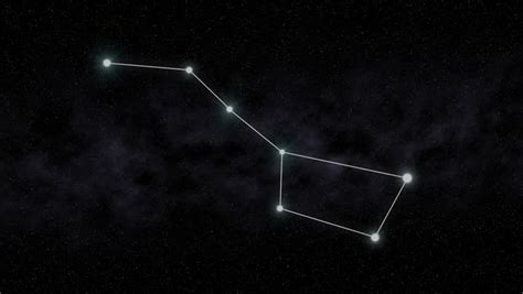 The Little Dipper Constellation Is Outlined. Stock Footage Video 3259090 | Shutterstock