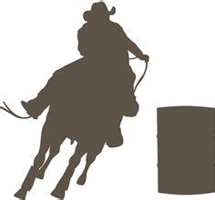 Barrel Racer Silhouette Clip Art – Cliparts