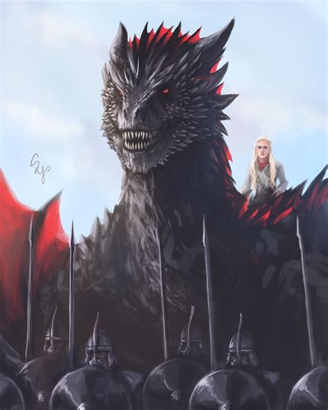 Pin by N on Game Of Thrones & House Of The Dragon | Game of thrones dragons, Drogon game of ...