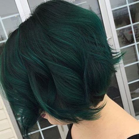 Dark Green Hair Color