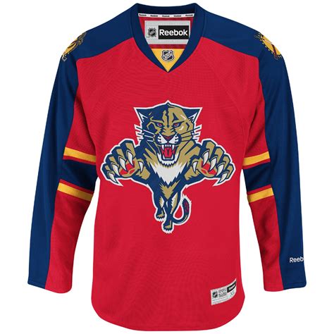 Reebok Florida Panthers Red Premier Home Jersey