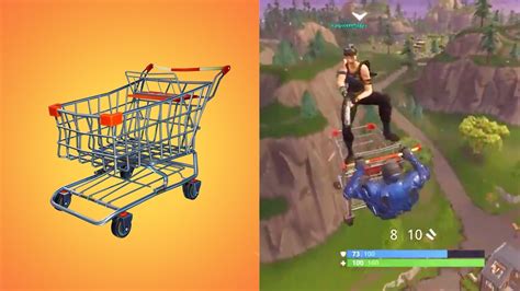 TSM CaMiLLs Discovers Crazy Flying Shopping Cart Glitch in Fortnite Battle Royale - Dexerto