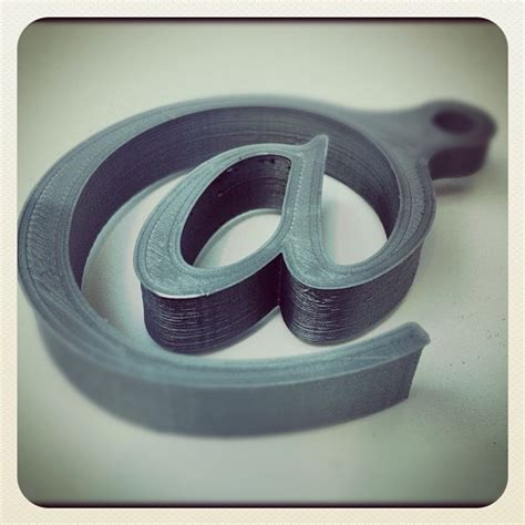 Featured 3D Printed Object Keychain - Airwolf 3D Printers