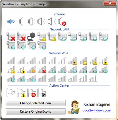 How to Change Windows 7 Default System Tray Icons Customizer