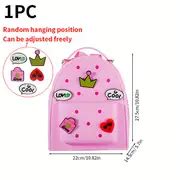 Portable Waterproof Mini Silicone Backpack With Charm For - Temu