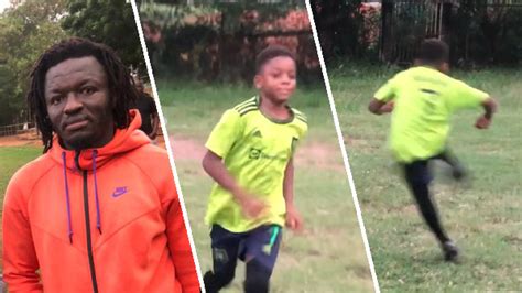 Watch skills, goals and tackles of Sulley Muntari's 8-year-old son