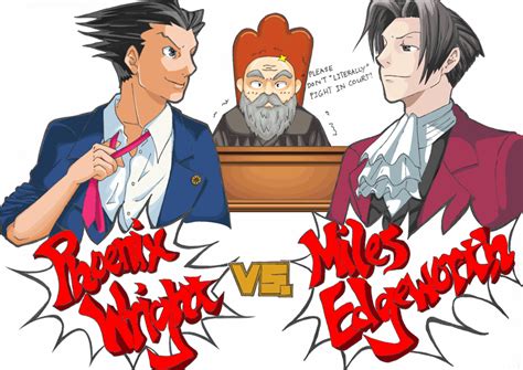 Attorney vs. Prosecutor by GhostoftheCarousel on DeviantArt