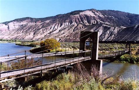 Dotsero Suspension Bridge, Western Colorado | Bridgepixing a… | Flickr