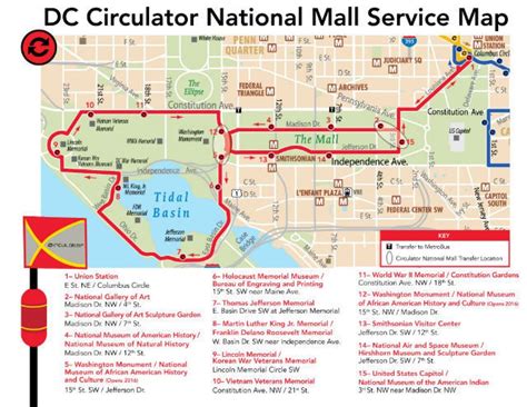 New DC Circulator route on the National Mall debuts Sunday | National ...