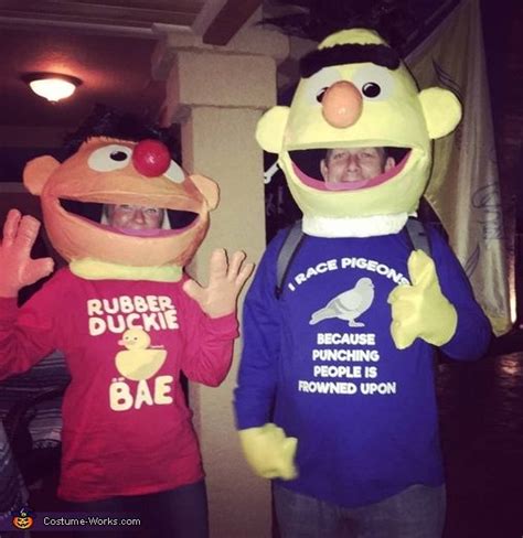 Bert and Ernie Couple's Costume | Couple halloween costumes for adults, Tv show halloween ...