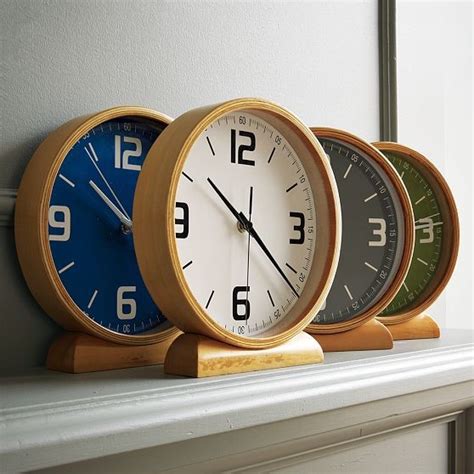 Wood Mantle Clocks - Modern - Clocks - by West Elm