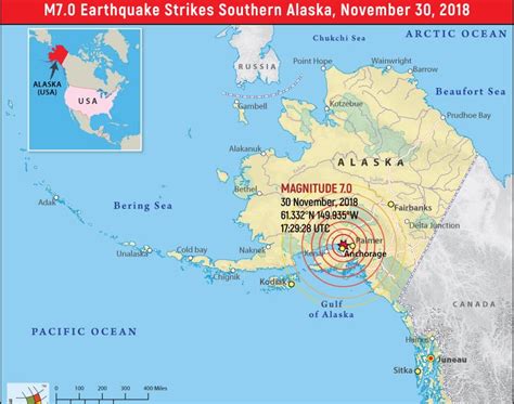 Alaska Earthquake Fault Line Map