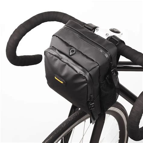 Bicycle Handlebar Bag Full Waterproof Folding Bike Front Bag Electric ...