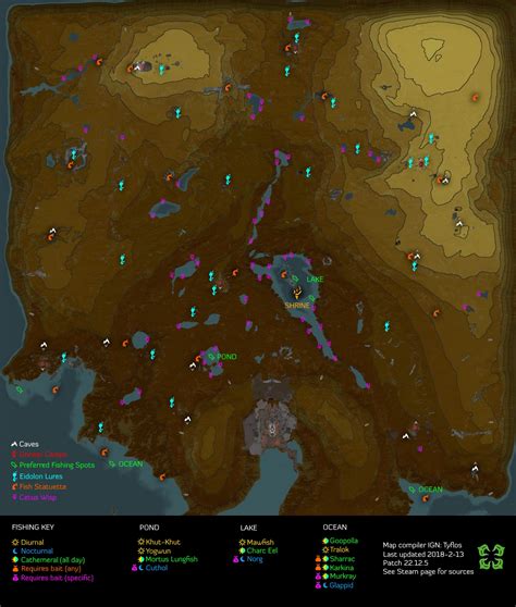 Steam Community :: Guide :: Plains of Eidolon comprehensive map - lures, fish, caves, statues, wisps