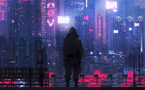 Dark Cyberpunk Wallpaper 4k