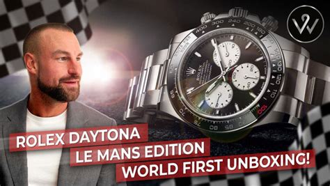 WORLD FIRST Rolex Daytona 'Le Mans' Edition 126529LN unboxing ...