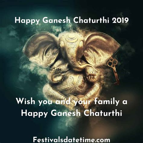 Happy Ganesh Chaturthi Wishes & Quotes | Festivals Date & Time