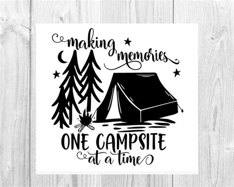 Camping Decals Camper Decals RV Decal Camper Decal - Etsy | Print decals, Custom stickers, Clear ...