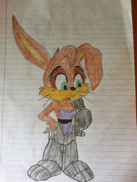 Bunnie Rabbot drawing by brossette on DeviantArt