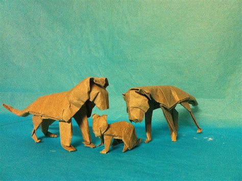 The Lion Family | Designs by David Brill, folded by jaaju | jaaju | Flickr