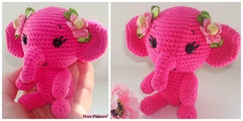 Crochet Amigurumi Elephant - Free Pattern - DIY 4 EVER