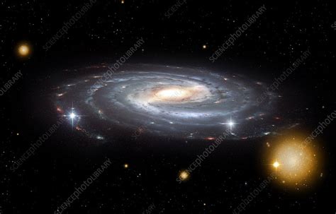 Milky Way and globular clusters, illustration - Stock Image - F022/4056 - Science Photo Library