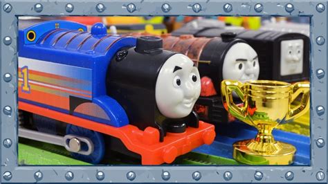 Real Steam Thomas! Will his team get the CUP? TrackMaster | Thomas and ...