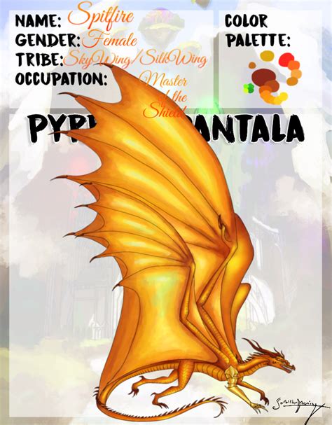 Pyrrhia-Pantala AU: Master of the Shield- Spitfire by ForbiddenDreaming ...