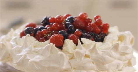 Mary Berry cassis pavlova with black and redcurrant recipe on Mary ...