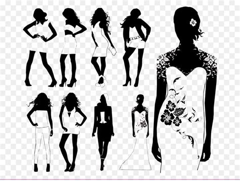 Free Fashion Show Silhouette, Download Free Fashion Show Silhouette png ...