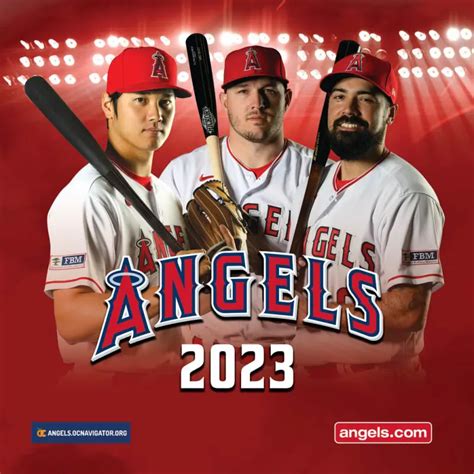 Los Angeles Angels Calendar 2023