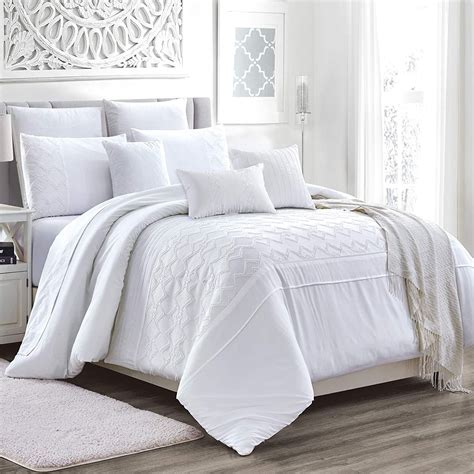 Sapphire Home Luxury 7 Piece King/California-King Comforter Set with ...